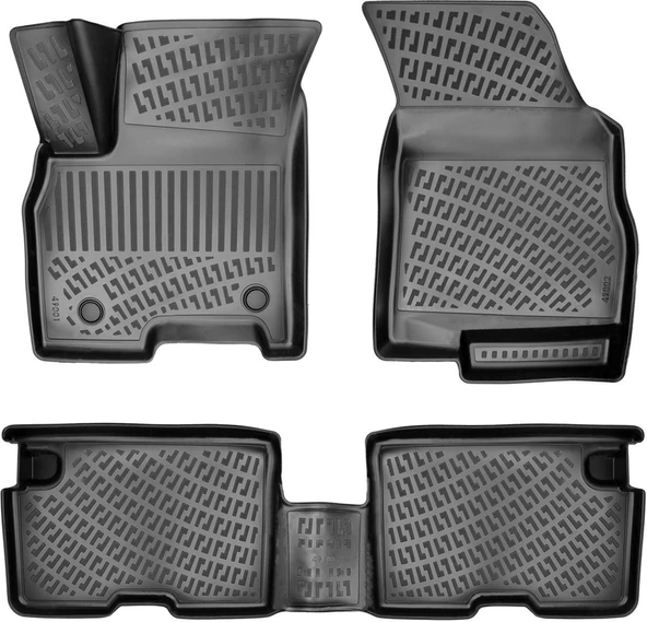 Chery Tiggo 8 Pro 2022 Sonrası Rizline 3d Havuzlu Paspas Takımı ürün görseli 1