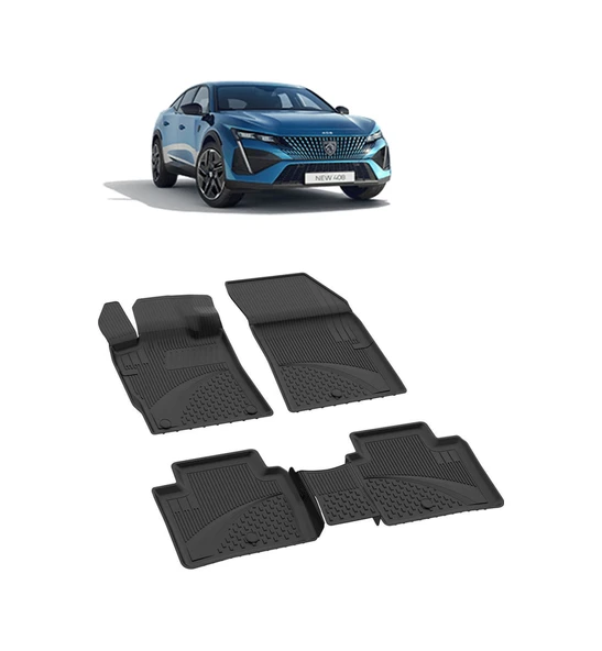 Sahler Peugeot 408 2022+ 4.5 D Sahler Paspas Siyah - 1