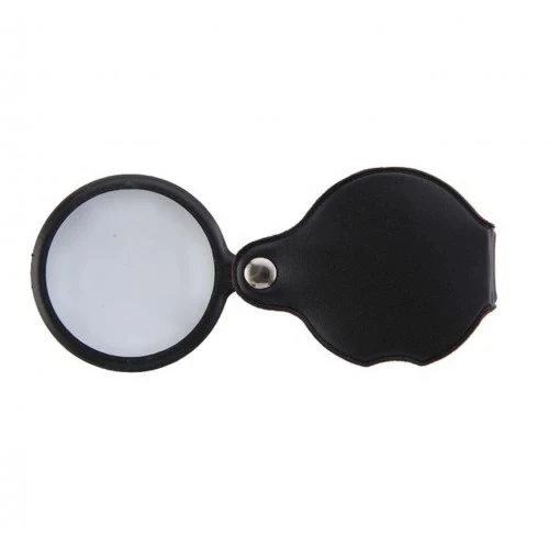 5x50mmmini Büyüteç,cepte Taşınan,optik Lens Katlanabilir Deri Kaplamaxx1051 - 4