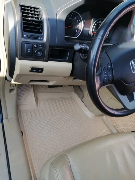 Honda Crv 3D Havuzlu Paspas 2007-2012 Bej Paspas - 1