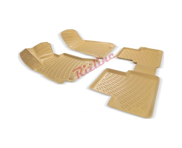 Ford Courier 3D Havuzlu Paspas Bej ürün görseli 1