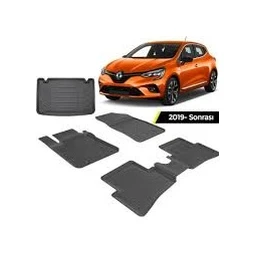 Renault Clıo V Havuzlu Paspas Ve Bagaj Havuzu 2019-2021 Arası - 1