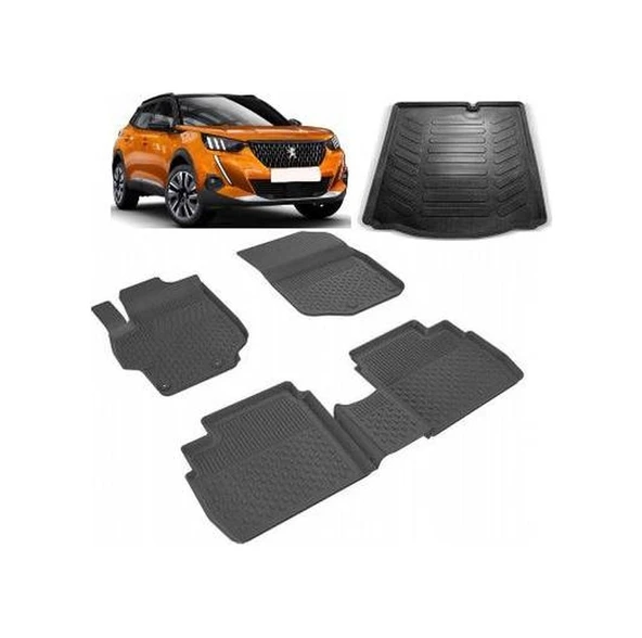 Sahler Peugeot 2008 Havuzlu Paspas Ve Bağaj Havuzu 2018-2022 ürün görseli 1