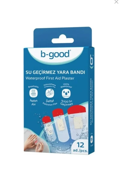 B-GOOD Yara Bandı Su Geçirmez 12'li - 1