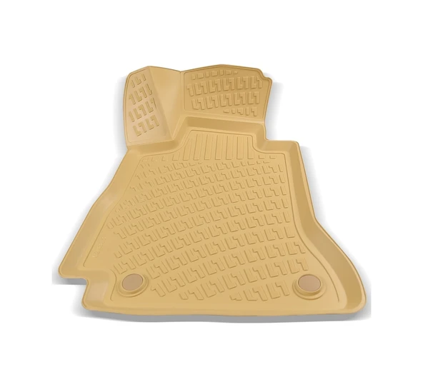 Renault Fluence 3D Havuzlu Paspas Bej N11.25054 - Resim 2