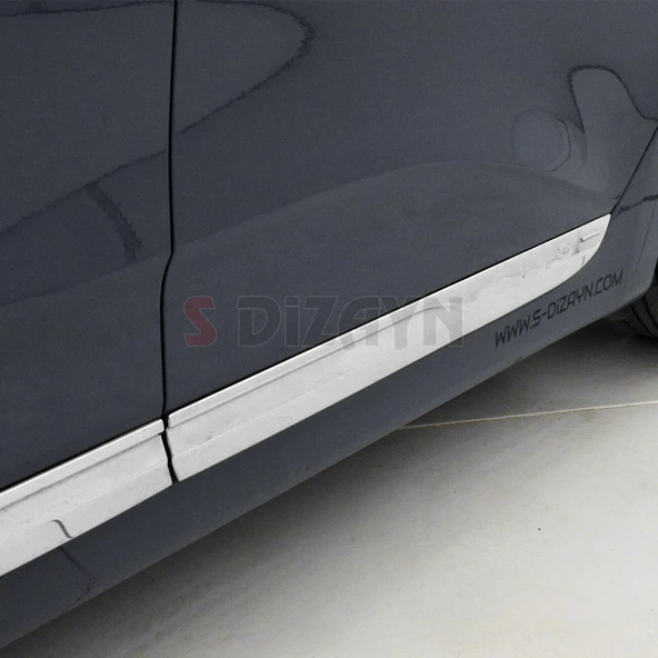 S-Dizayn Renault Clio 5 Krom Yan Kapı Çıtası 4 Prç. 2019 Üzeri - Resim 7