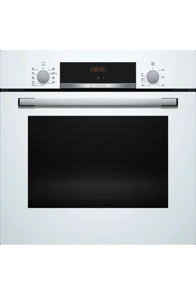 Bosch Lux Beyaz Ankastre Set (HBF534EW3T - POP6C2O10O - DWK66PJ20T) - 3