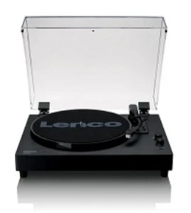 LENCO LS-60BK AHŞAP KASA USB BAĞLANTILI AT-3600 AUDIO TECHNICA İĞNE, PLASTİK KAPAKLI, BLUETOOTH IN/OUT - 2