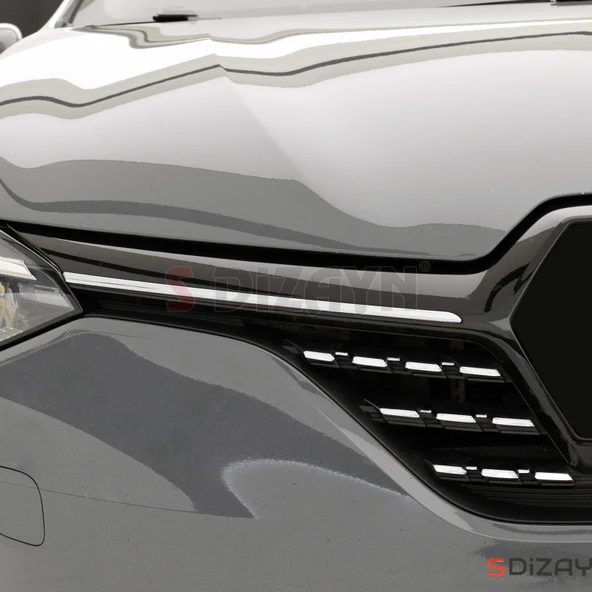 S-Dizayn Renault Clio 5 Krom Ön Panjur 2 Prç. 2019 Üzeri - 6