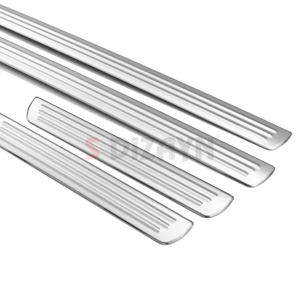 S-Dizayn VW T-Roc Krom İç Kapı Eşiği 4 Prç. 2019-2021 - Resim 4