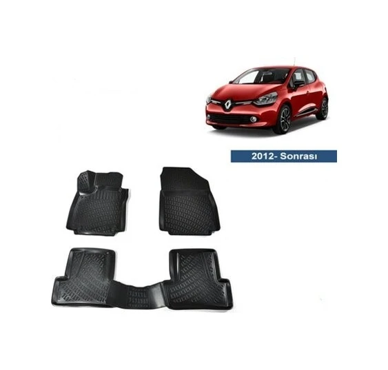 Renault Clio 4 3D Havuzlu Paspas Rizline 2012-2019 Arası ürün görseli 1