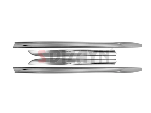 S-Dizayn Renault Clio 5 Krom Yan Kapı Çıtası 4 Prç. 2019 Üzeri - Resim 3