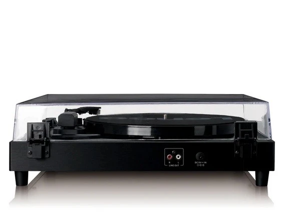 LENCO LS-60BK AHŞAP KASA USB BAĞLANTILI AT-3600 AUDIO TECHNICA İĞNE, PLASTİK KAPAKLI, BLUETOOTH IN/OUT - 5