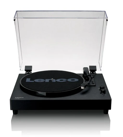 LENCO LS-60BK AHŞAP KASA USB BAĞLANTILI AT-3600 AUDIO TECHNICA İĞNE, PLASTİK KAPAKLI, BLUETOOTH IN/OUT - 3