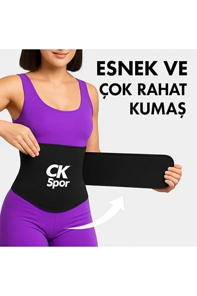 Tummy Wrap Bel Korsesi – 4 Mt Ayarlanabilir Bel İncelten, Yağ Yakıcı ve Sıkılaştırıcı Waist Trainer - 2