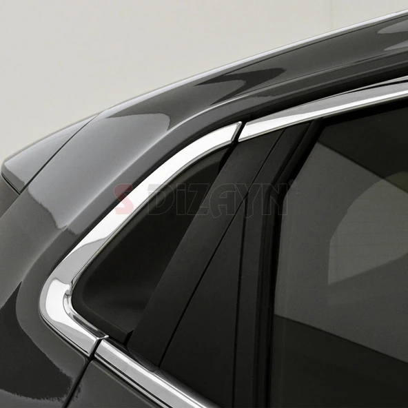 S-Dizayn Renault Clio 5 Krom Cam Çerçevesi 12 Prç. 2019 Üzeri A+ Kalite - 7