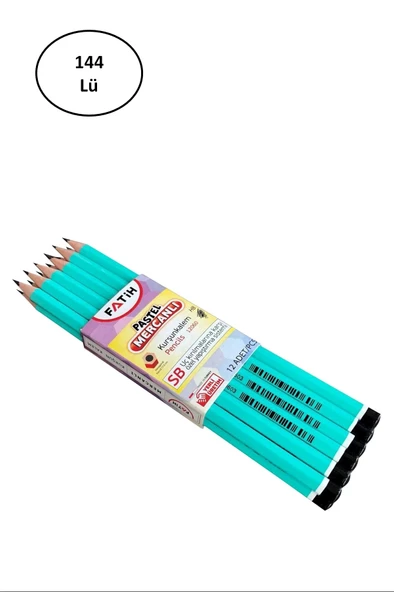 Fatih Kurşun Kalem Pastel Mercanlı 144'lü - 2