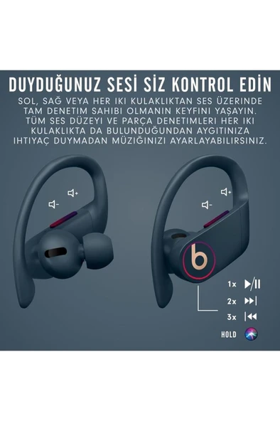 Beats Powerbeats Pro Totally Wireless Kulak İçi Lacivert Bluetooth Kulaklık Outlet - 6