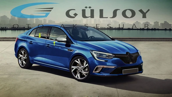 Renault Megane 4 Sdn ve Hb Krom Cam Çıtası Sedan - 1