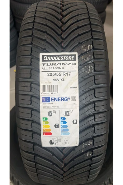 Bridgestone 205/55 R17 95V Xl All Season 6 Turanza Brıdgestone Dört Mevsim 2023 Üretim - 1