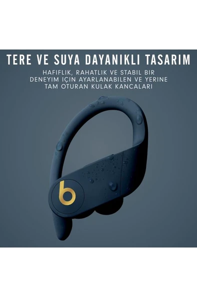 Beats Powerbeats Pro Totally Wireless Kulak İçi Lacivert Bluetooth Kulaklık Outlet - 5
