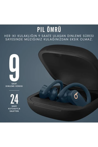 Beats Powerbeats Pro Totally Wireless Kulak İçi Lacivert Bluetooth Kulaklık Outlet - 8