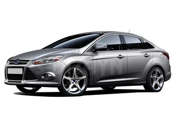 S-Dizayn Ford Focus 3 SD Krom Cam Çerçevesi 16 Prç 2011-2018 A+ Kalite - 4