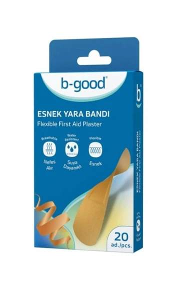 B-GOOD Esnek Yara Bandı 20'li ürün görseli 1