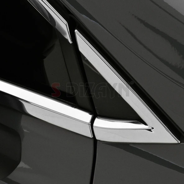 S-Dizayn Renault Clio 5 Krom Cam Çerçevesi 12 Prç. 2019 Üzeri A+ Kalite - Resim 8