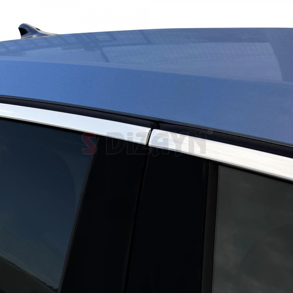 S-Dizayn Skoda Octavia A8 Sedan Krom Cam Çerçevesi 12 Prç. 2020 Üzeri A+ Kalite - Resim 6