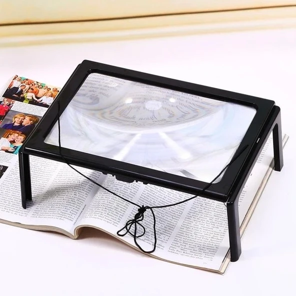 Led Işıklı Kitap  Okuma Büyüteç - 2