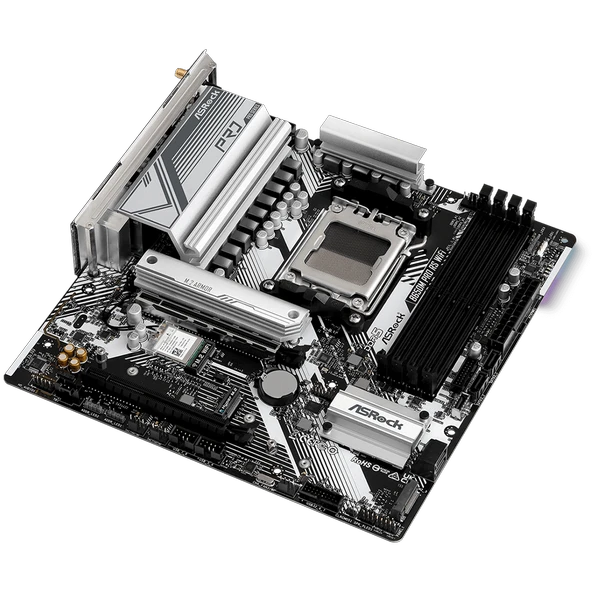 ASROCK B650M Pro RS WIFI 7200MHz DDR5 Soket AM5 M.2 USB 3.2 HDMI mATX Anakart - 3