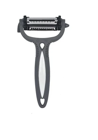 3 Fonksiyonlu Rende Soyacak – Tırtıklı -Dalgalı- Chips Kesici Döner Başlıklı Turbo Soyacak - Resim 2