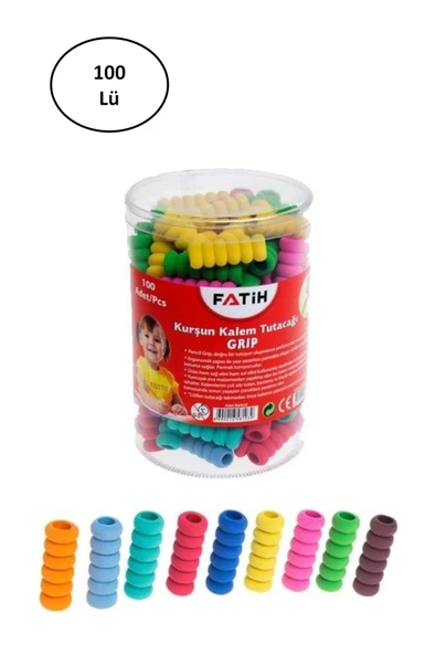 Fatih Grip Kurşun Kalem Tutacağı 100'lü ürün görseli 1