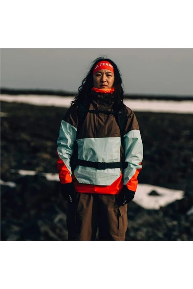 adidas Kadın  Kahverengi  Ceket W XP 2.5 ANORAK JL9813 - Resim 8