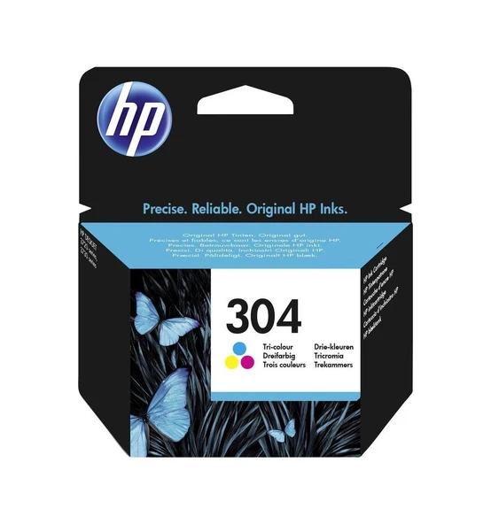 Hp N9K05Ae 304 Üç Renkli Mürekkep Kartuşu 100 Sayfa - 1