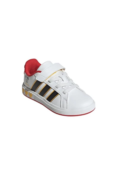 adidas Çocuk  Beyaz  Yürüyüş Ayakkabısı GRAND COURT MICKEY EL K JQ8067 - Resim 6