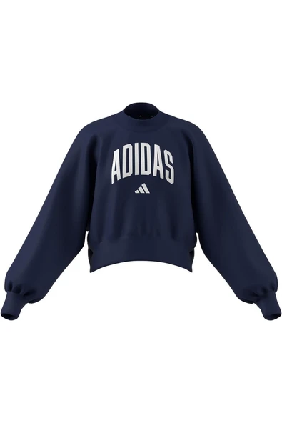 adidas Çocuk  Mavi  Sporcu Sütyeni JG CLGT FT SWT JM1535 - Resim 6