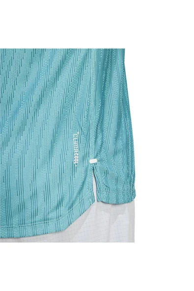 adidas Erkek  Turkuaz  T-shirt adi365 Co Tee M JP3851 - Resim 6