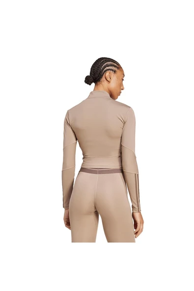 adidas Kadın  Kahverengi  Ceket HYG RIB TRACK J JY2093 - Resim 2