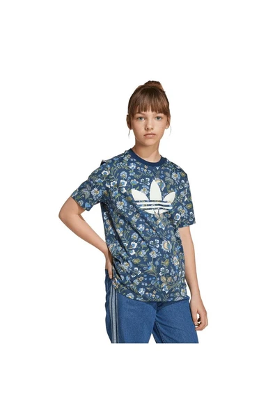 adidas Çocuk  Mavi  T-shirt TEE JV7818 ürün görseli 1