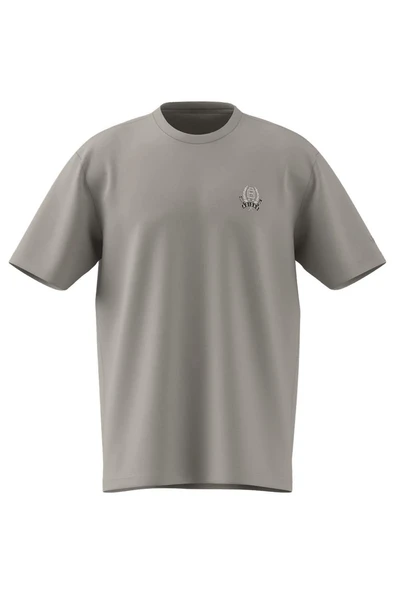 adidas Erkek  Bej  T-shirt GRAPHIC LO SS T JX8157 - 7
