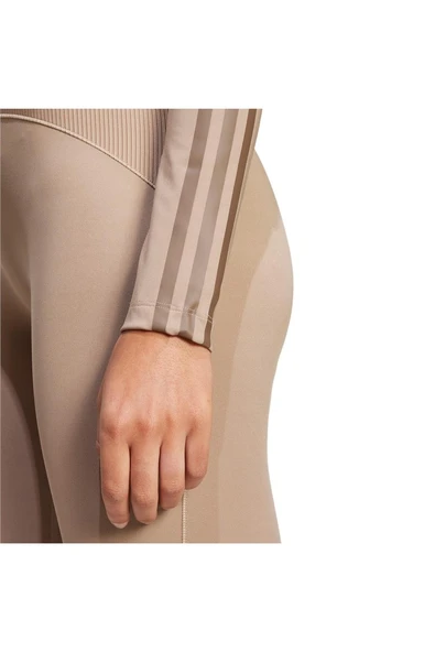 adidas Kadın  Kahverengi  Ceket HYG RIB TRACK J JY2093 - Resim 5