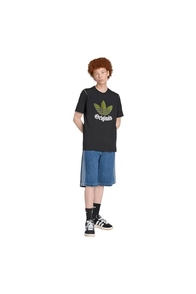 adidas Erkek  Siyah  T-shirt GRFX TEE JY2761 - 4