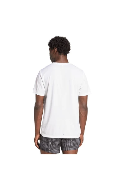 adidas Erkek  Beyaz  T-shirt adi365 E BL T M JM5740 - Resim 3