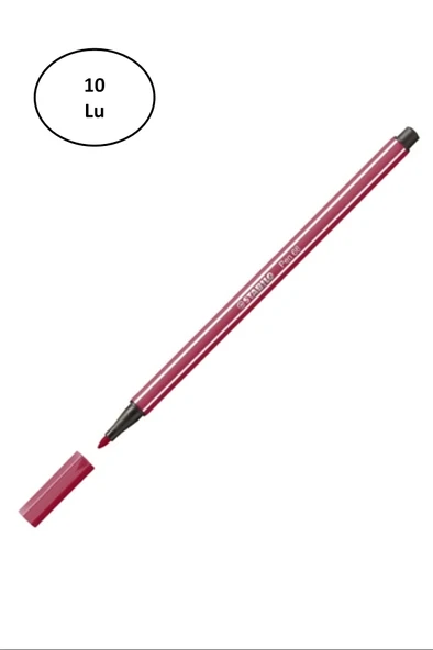 Stabilo Pen 68 Vişne Çürüğü 68/19 10'lu ürün görseli 1