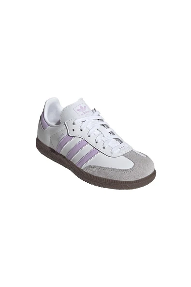 adidas Çocuk  Beyaz  Sneaker SAMBA OG C JQ2839 - Resim 6