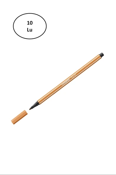 Umut Stabilo Pen Kalem 68 Açık ToprakKahverengi 68/89 10'lu ürün görseli 1