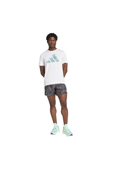 adidas Erkek  Beyaz  T-shirt adi365 E BL T M JM5740 - Resim 5