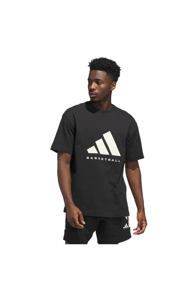 adidas Erkek  Siyah  Tshirt ADIDAS SS TEE JX5575 ürün görseli 1